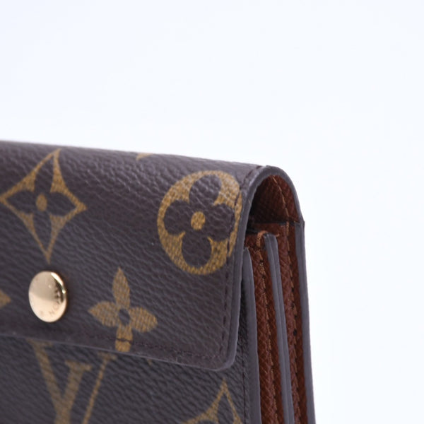 極美品 LOUIS VUITTON ルイヴィトン ポルトモネ アルコディアン モノグラムキャンバス ブラウン M58007 コインケース カードケース ミニ財布 中古 4a005092
