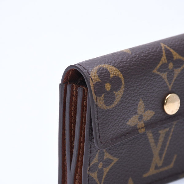 極美品 LOUIS VUITTON ルイヴィトン ポルトモネ アルコディアン モノグラムキャンバス ブラウン M58007 コインケース カードケース ミニ財布 中古 4a005092