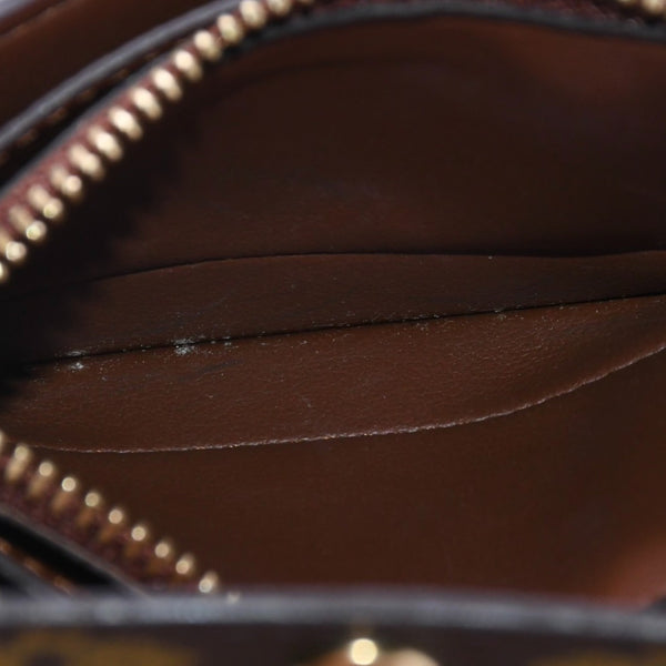 極美品 LOUIS VUITTON ルイヴィトン ポルトモネ アルコディアン モノグラムキャンバス ブラウン M58007 コインケース カードケース ミニ財布 中古 4a005092