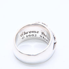 画像をギャラリービューアに読み込む, 極美品 CHROME HEARTS クロムハーツ FLORAL CROSS フローラルクロス リング 指輪 重量約17.18g サイズ19号 スターリングシルバー 中古 4a005206