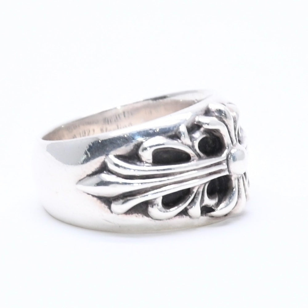 Very good condition CHROME HEARTS FLORAL CROSS Ring Weight approx. 16.51g Size 19.5 Sterling Silver Used 4a005204