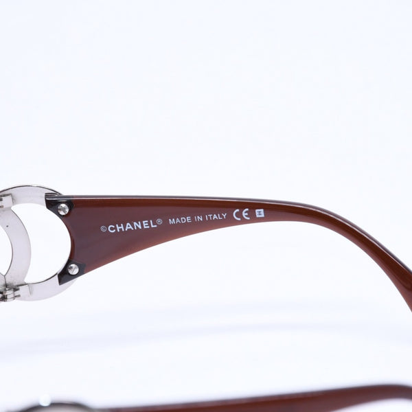 Mint condition CHANEL sunglasses eyewear Coco Mark 6014 c.538/13 Size 64◻16 120 Silver hardware Used 4a005074