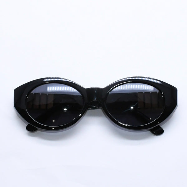 VERSACE ヴェルサーチ サングラス アイウェア MOD.480/B COL 852 メデューサ ブラック ゴールド 美品 中古 4a005075