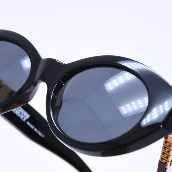 VERSACE ヴェルサーチ サングラス アイウェア MOD.480/B COL 852 メデューサ ブラック ゴールド 美品 中古 4a005075