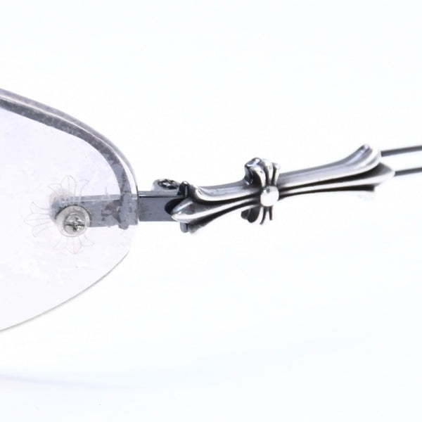 CHROME HEARTS クロムハーツ DRAG PIPE ドラッグパイプ サングラス アイウェア CHクロス クロステイル シルバー925 良品 中古 4a005178