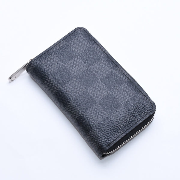 極美品 LOUIS VUITTON ルイヴィトン ジッピー コインパース ダミエグラフィット N63076 コインケース ミニウォレット ブラック シルバー金具 中古 4a005103