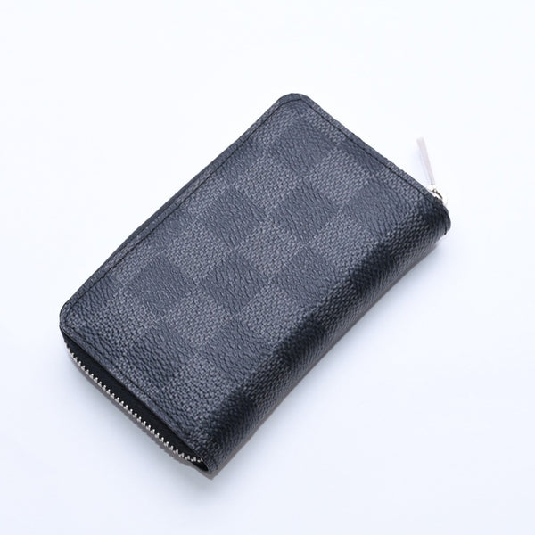 極美品 LOUIS VUITTON ルイヴィトン ジッピー コインパース ダミエグラフィット N63076 コインケース ミニウォレット ブラック シルバー金具 中古 4a005103