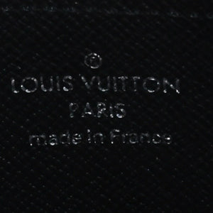 極美品 LOUIS VUITTON ルイヴィトン ジッピー コインパース ダミエグラフィット N63076 コインケース ミニウォレット ブラック シルバー金具 中古 4a005103