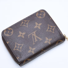 画像をギャラリービューアに読み込む, 極美品 LOUIS VUITTON ルイヴィトン ジッピー コインパース M60067 モノグラムキャンバス ミニウォレット 小銭入れ 財布 ブラウン ゴールド金具 中古 4a005085