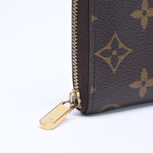 画像をギャラリービューアに読み込む, 極美品 LOUIS VUITTON ルイヴィトン ジッピー コインパース M60067 モノグラムキャンバス ミニウォレット 小銭入れ 財布 ブラウン ゴールド金具 中古 4a005085