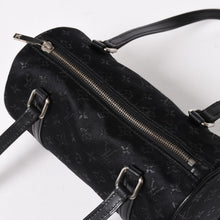 将图片加载到图库查看器，新品同様品 LOUIS VUITTON ルイヴィトン リトルパピヨン ハンドバッグ M92352 モノグラム ブラック シルバー金具 中古 4a005087
