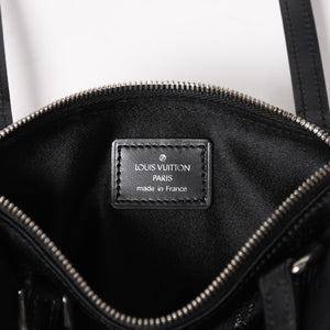Like new LOUIS VUITTON Little Papillon Handbag M92352 Monogram Black Silver Hardware Used 4a005087