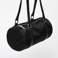 将图片加载到图库查看器，新品同様品 LOUIS VUITTON ルイヴィトン リトルパピヨン ハンドバッグ M92352 モノグラム ブラック シルバー金具 中古 4a005087