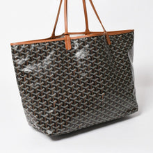 将图片加载到图库查看器，新品同様品 GOYARD ゴヤール SAINT LOUIS GM サンルイGM ブラウン トートバッグ PVCコーティングキャンバス 中古 4a005657