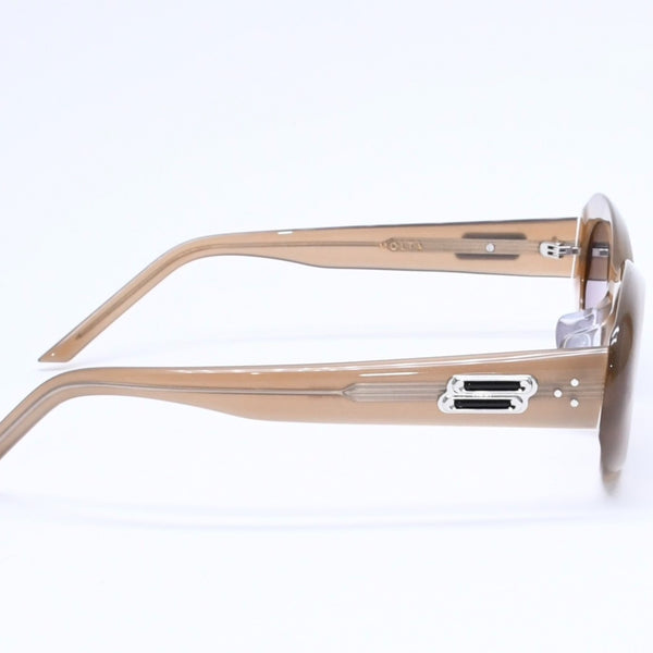 極美品 GENTLE MONSTER ジェントルモンスター MOLTA サングラス アイウェア サイズ53□20-144 ブラウン 中古 4a005455
