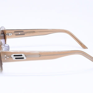 極美品 GENTLE MONSTER ジェントルモンスター MOLTA サングラス アイウェア サイズ53□20-144 ブラウン 中古 4a005455