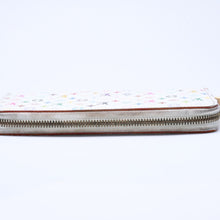 Load image into Gallery viewer, LOUIS VUITTON ルイヴィトン モノグラムマルチカラー ジッピーウォレット M13922 村上隆 ゴールド金具 ホワイト 良品 中古 4a005089