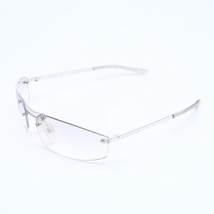 Christian Dior クリスチャンディオール MINIPOP リムレス サングラス YB7NN サイズ65□15 120 グレー シルバー 美品 中古 4a005164