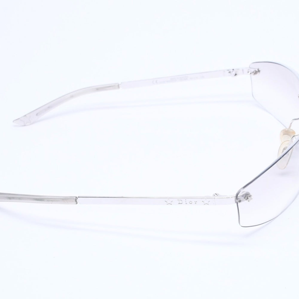 Christian Dior MINIPOP Rimless Sunglasses YB7NN Size 65□15 120 Gray Silver Good Condition Used 4a005164