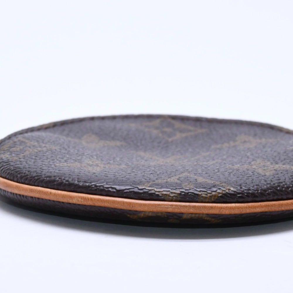 極美品 LOUIS VUITTON ルイヴィトン ポルトモネ ロン コインケース M61926 モノグラムキャンバス ブラウン 小物入れ アクセサリー ゴールド金具 中古 4a005093