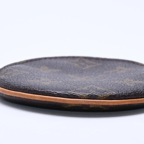 極美品 LOUIS VUITTON ルイヴィトン ポルトモネ ロン コインケース M61926 モノグラムキャンバス ブラウン 小物入れ アクセサリー ゴールド金具 中古 4a005093