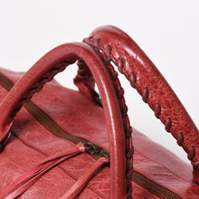Load image into Gallery viewer, BALENCIAGA バレンシアガ ザ シティ ミディアム 2WAY ショルダーバッグ 128523 レザー レッド 美品 中古 4a004885