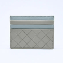 Load image into Gallery viewer, 新品同様品 BOTTEGAVENETA ボッテガヴェネタ カードケース イントレチャート バイカラー カーフレザー 中古 4a005216