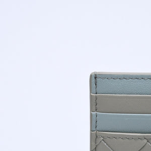 新品同様品 BOTTEGAVENETA ボッテガヴェネタ カードケース イントレチャート バイカラー カーフレザー 中古 4a005216