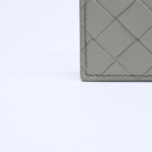 新品同様品 BOTTEGAVENETA ボッテガヴェネタ カードケース イントレチャート バイカラー カーフレザー 中古 4a005216
