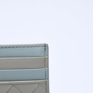 新品同様品 BOTTEGAVENETA ボッテガヴェネタ カードケース イントレチャート バイカラー カーフレザー 中古 4a005216