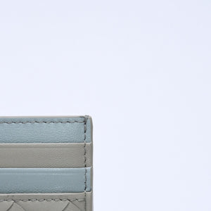 新品同様品 BOTTEGAVENETA ボッテガヴェネタ カードケース イントレチャート バイカラー カーフレザー 中古 4a005216