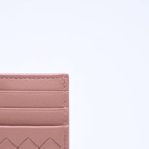 Like new item BOTTEGAVENETA Bottega Veneta Card Case Intrecciato Beige Calf Leather Used 4a005214