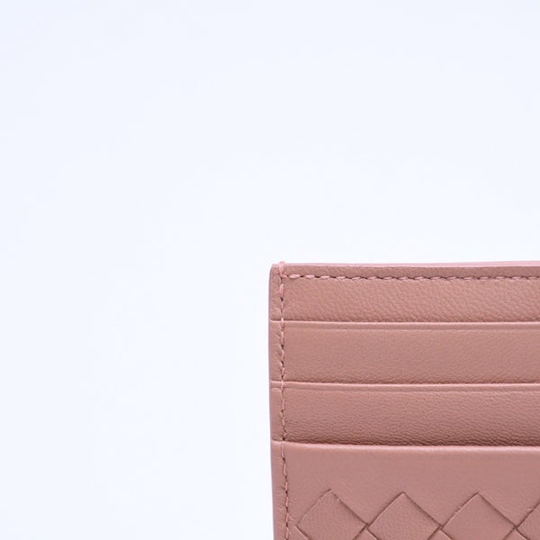 Like new item BOTTEGAVENETA Bottega Veneta Card Case Intrecciato Beige Calf Leather Used 4a005214