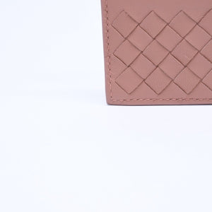 Like new item BOTTEGAVENETA Bottega Veneta Card Case Intrecciato Beige Calf Leather Used 4a005214
