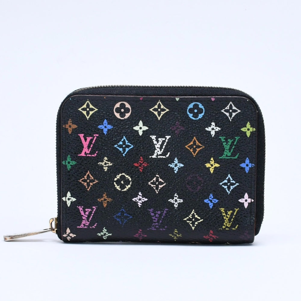 LOUIS VUITTON ルイヴィトン LV ジッピーコインパース 村上隆 M13409 コインケース マルチカラー 美品 中古 4a005055