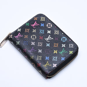 LOUIS VUITTON ルイヴィトン LV ジッピーコインパース 村上隆 M13409 コインケース マルチカラー 美品 中古 4a005055