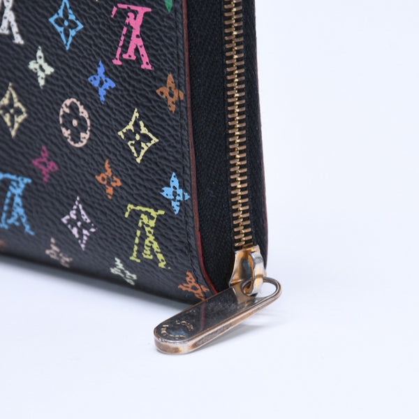 LOUIS VUITTON ルイヴィトン LV ジッピーコインパース 村上隆 M13409 コインケース マルチカラー 美品 中古 4a005055