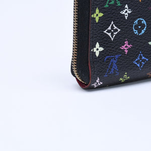 LOUIS VUITTON ルイヴィトン LV ジッピーコインパース 村上隆 M13409 コインケース マルチカラー 美品 中古 4a005055