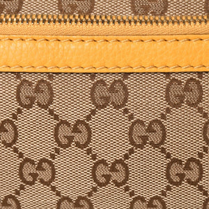 極美品 GUCCI グッチ 2WAY ショルダー ハンドバッグ 232300 GGキャンバス バンブー ベラ レザー ベージュ 中古 4a005098
