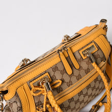 Load image into Gallery viewer, 極美品 GUCCI グッチ 2WAY ショルダー ハンドバッグ 232300 GGキャンバス バンブー ベラ レザー ベージュ 中古 4a005098