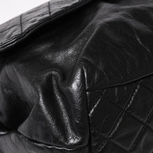 Load image into Gallery viewer, 極美品 CHANEL シャネル Sフラップ Wチェーンショルダーバッグ 18番台 ココマーク カーフスキン ブラック シルバー金具 中古 4a005240
