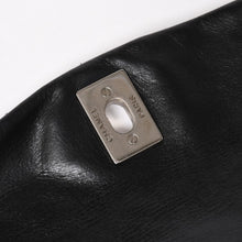 Load image into Gallery viewer, 極美品 CHANEL シャネル Sフラップ Wチェーンショルダーバッグ 18番台 ココマーク カーフスキン ブラック シルバー金具 中古 4a005240