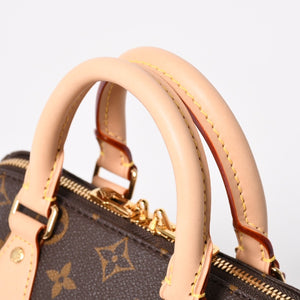 Like new LOUIS VUITTON Handbag M46234 Speedy Bandouliere 20 Brown Monogram Used 4a004913