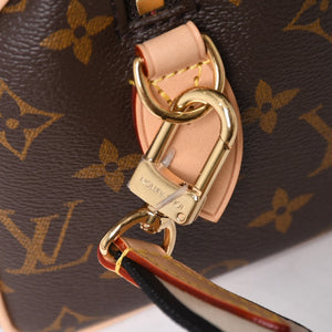 Like new LOUIS VUITTON Handbag M46234 Speedy Bandouliere 20 Brown Monogram Used 4a004913