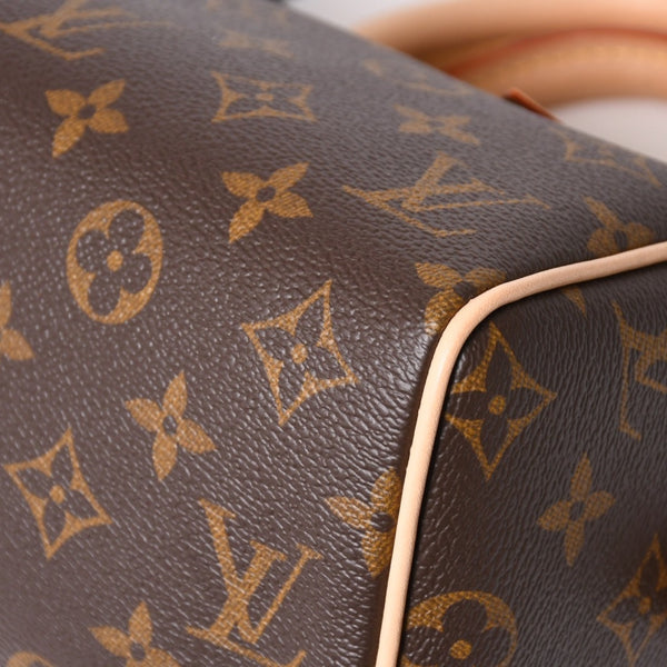 Like new LOUIS VUITTON Handbag M46234 Speedy Bandouliere 20 Brown Monogram Used 4a004913