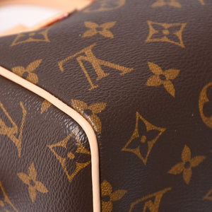 Like new LOUIS VUITTON Handbag M46234 Speedy Bandouliere 20 Brown Monogram Used 4a004913