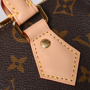 Like new LOUIS VUITTON Handbag M46234 Speedy Bandouliere 20 Brown Monogram Used 4a004913