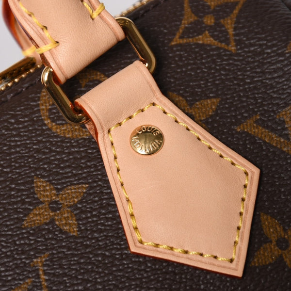 Like new LOUIS VUITTON Handbag M46234 Speedy Bandouliere 20 Brown Monogram Used 4a004913