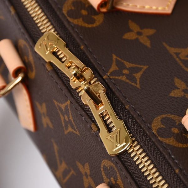 Like new LOUIS VUITTON Handbag M46234 Speedy Bandouliere 20 Brown Monogram Used 4a004913