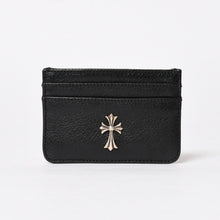 画像をギャラリービューアに読み込む, 新品未使用 CHROME HEARTS クロムハーツ DOUBLE SIDE ダブルサイド タイニー クロス カードケース シルバー925 中古 4a005185
